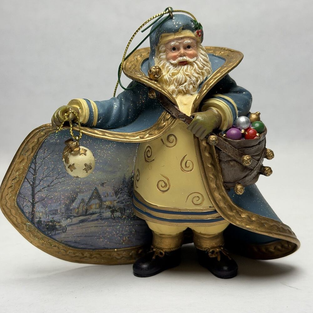 Thomas Kinkade Old World Santa Ornaments Ashton Drake Christmas Lot of 10 Set 1 - Picture 11 of 14